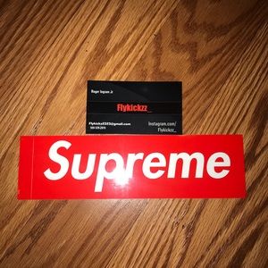 (1) supreme sticker